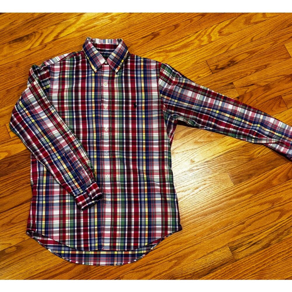 Polo RL Classic Fit Performance Button Up | Button down collar